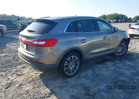 2017 Lincoln Mkx Reserve from USA, damaged, VIN 2LMPJ6LR3HBL37314